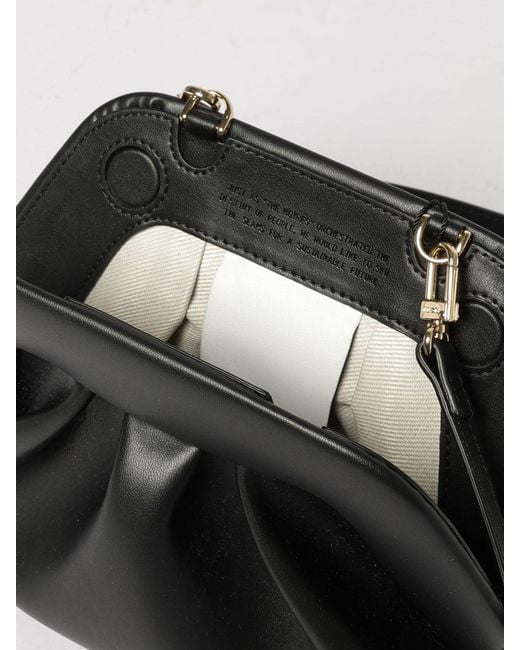 THEMOIRÈ Black Themoir&Egrave Bios Vegan Leather Clutch