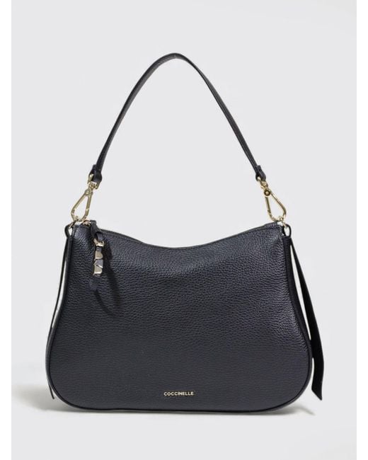Coccinelle Black Nory Grained Leather Bag