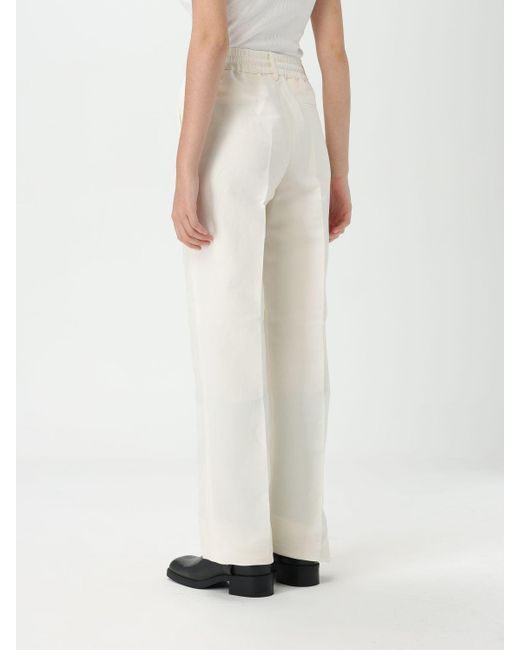 Pantalon Burberry en coloris White