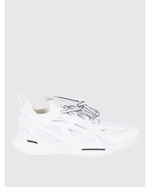 Adidas By Stella McCartney White Solarglide Rubber Sneakers