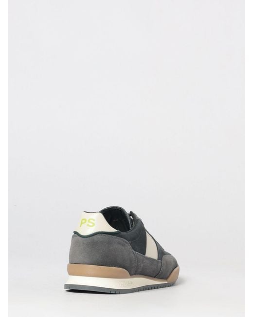Paul Smith Multicolor Dover Bicolor Suede And Smooth Leather Sneakers With Logo for men