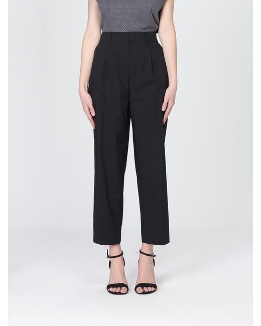 PT Torino Blue Classic Cotton Blend Trousers
