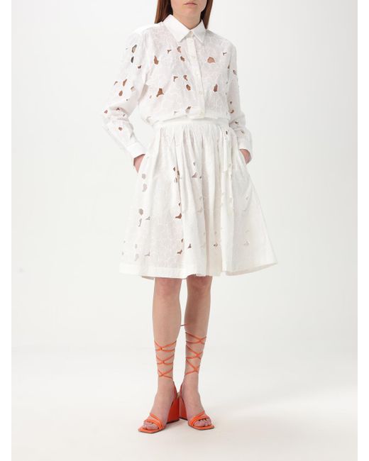 MSGM Natural Hemdbluse Damen