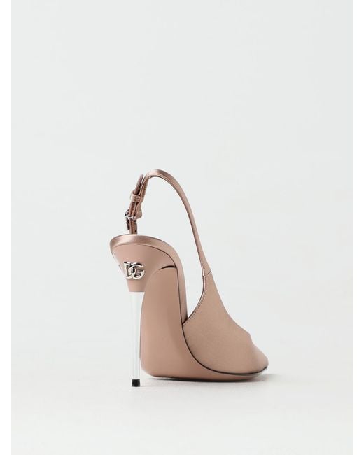 Dolce & Gabbana White High Heel Shoes
