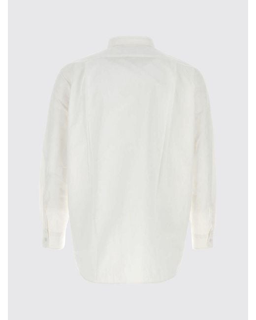 Nanamica White Basic Cotton Blend Shirt for men