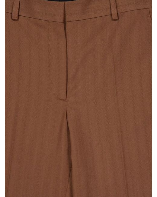 Stella McCartney Brown Wool Trousers