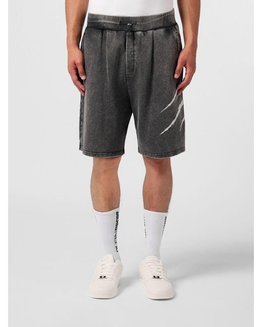 Philipp Plein Gray Shorts for men