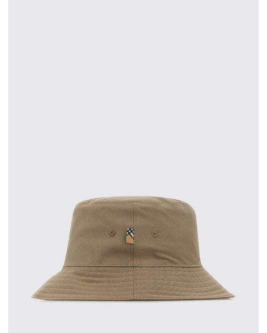 Burberry Natural Nylon Bucket Hat for men