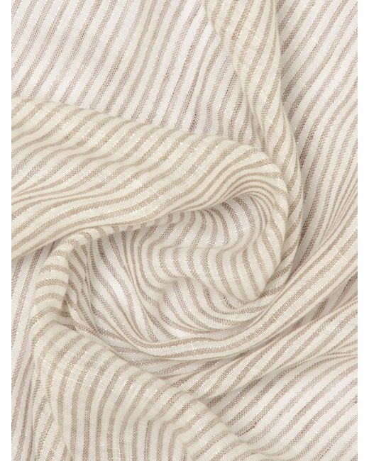 Brunello Cucinelli Natural Scarf