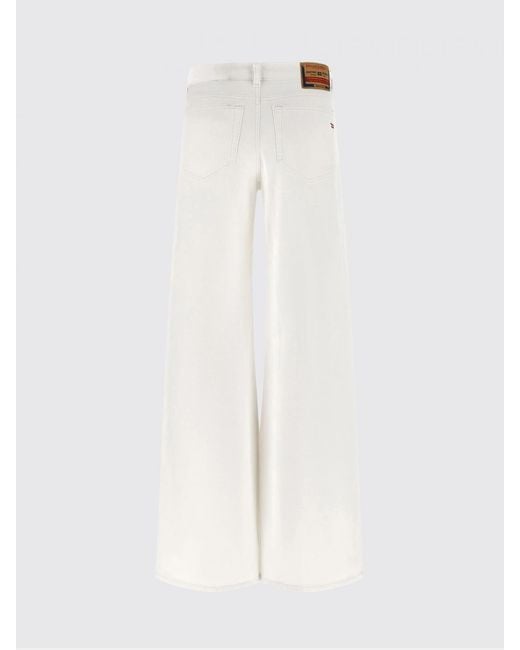 DIESEL White D-Akemi Flared Jeans