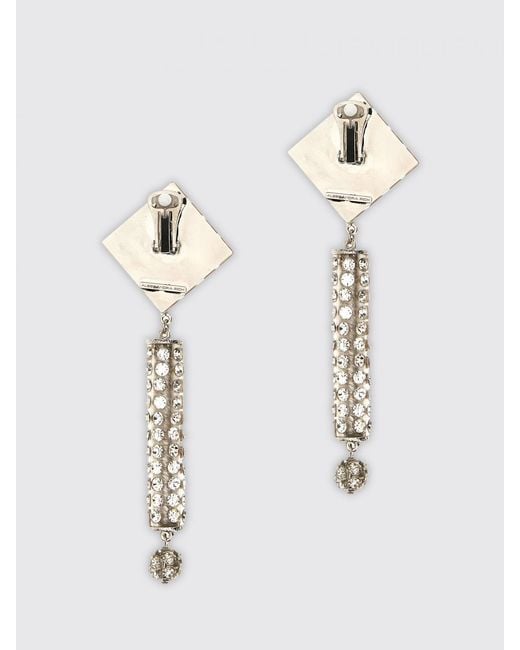 Alessandra Rich White Jewel
