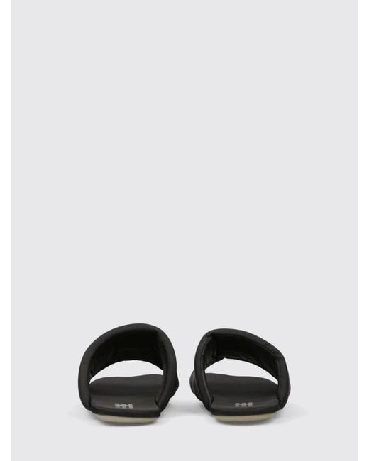 MM6 by Maison Margiela Black Nylon Sliders