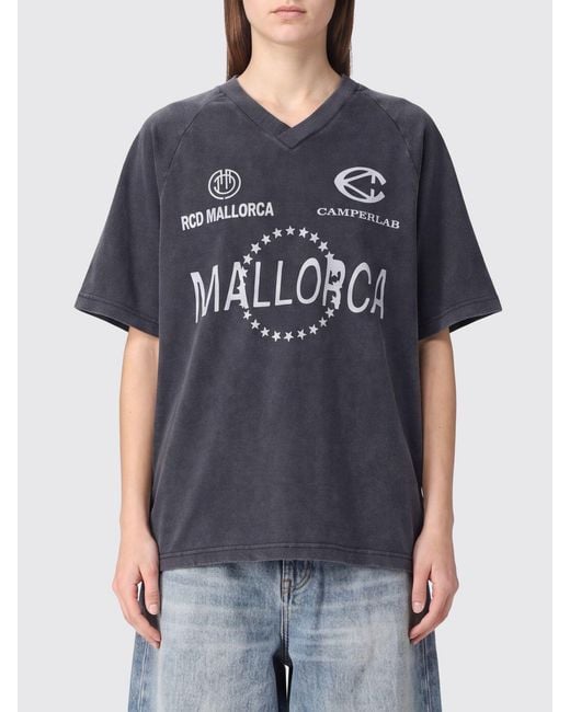 Camper Gray Rcd Mallorca V-Neck T-Shirt