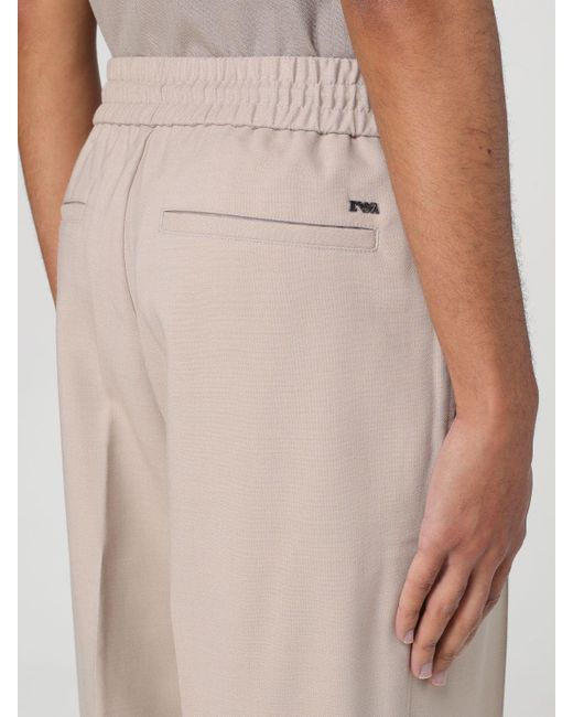 Emporio Armani Natural Trousers for men