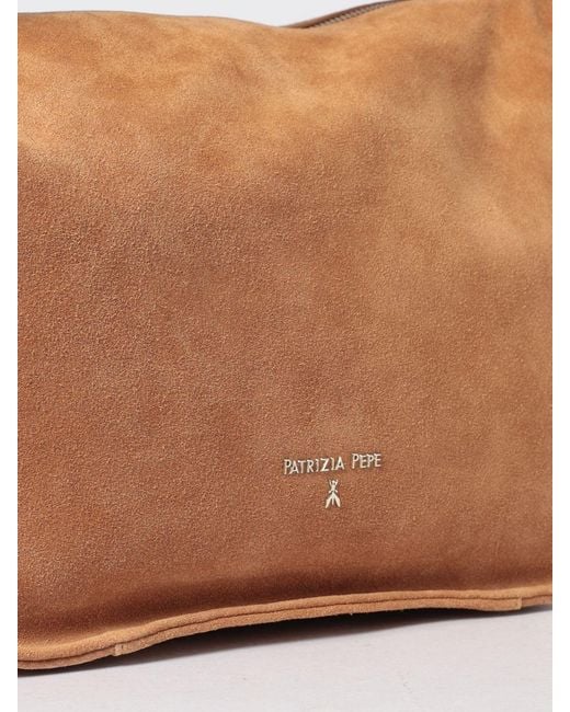 Patrizia Pepe Brown Suede Bag