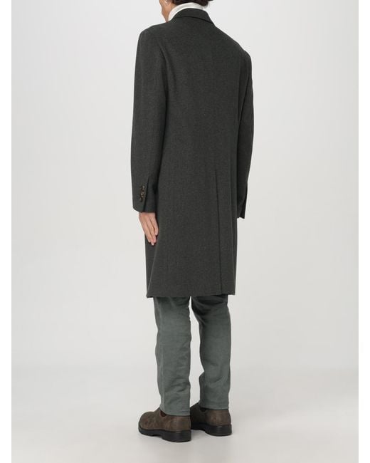Lardini Black Coat for men