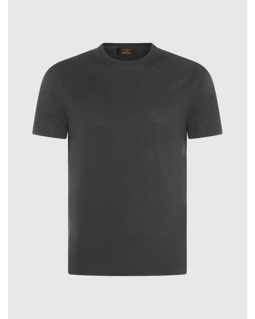 Zanone Gray Basic T-Shirt for men