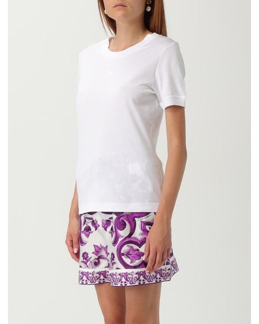 Dolce & Gabbana White Essential Basic T-Shirt