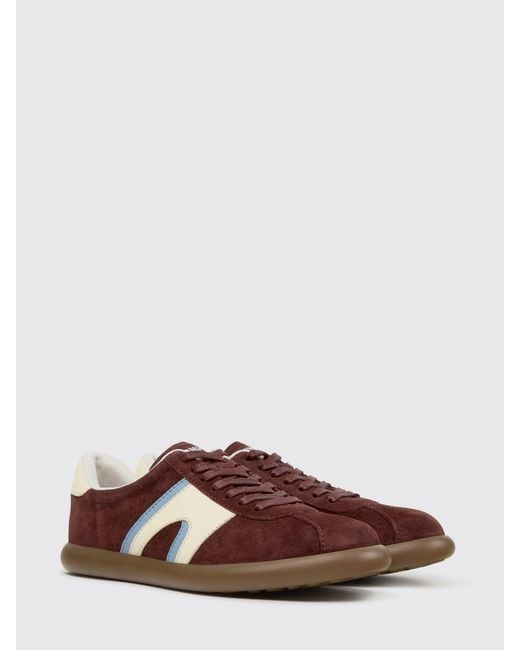 Camper Brown Two-Tone Pelotas Soller Low-Top Sneakers
