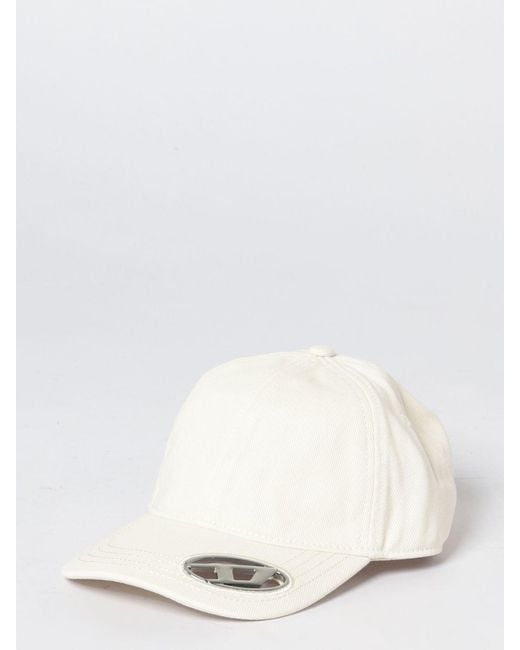 DIESEL Natural C-Plak Cotton Twill Hat for men