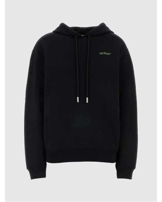 Off-White c/o Virgil Abloh Blue Cotton Hoodie