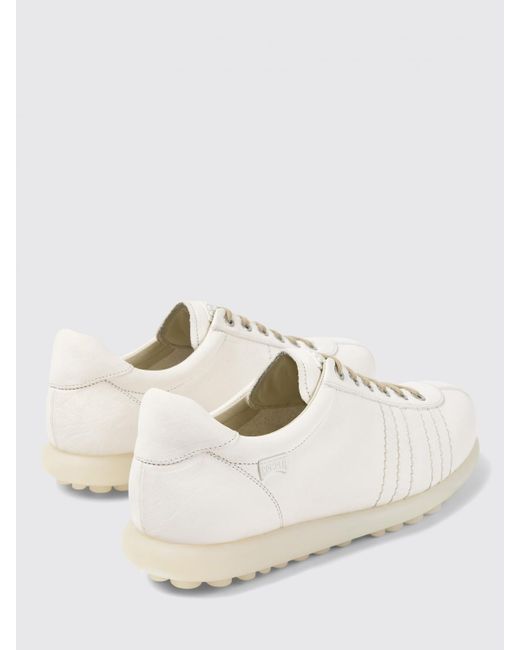 Camper White Pelotas Leather Sneakers for men