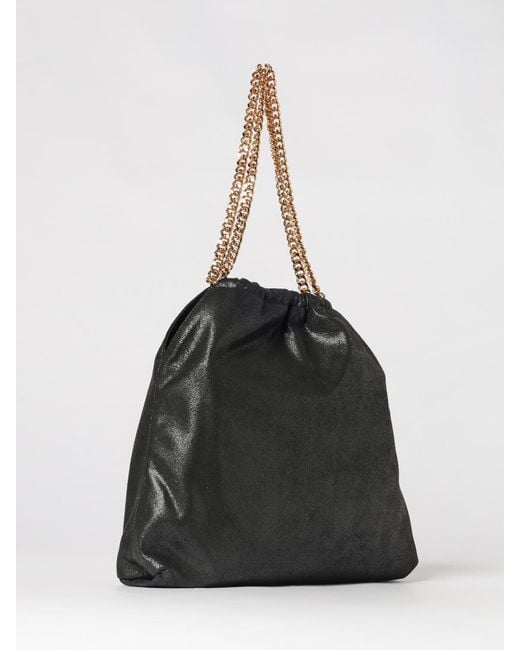 Stella McCartney Black Falabella Synthetic Suede Bag