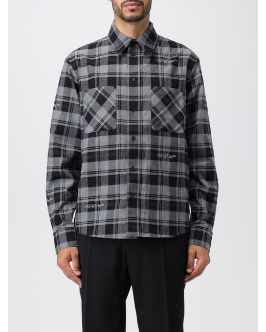 Camicia di Off-White c/o Virgil Abloh in Gray da Uomo