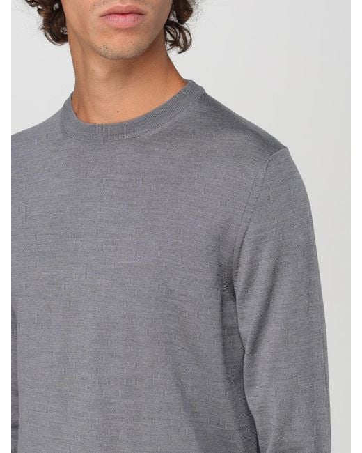 Zanone Gray Sweater for men