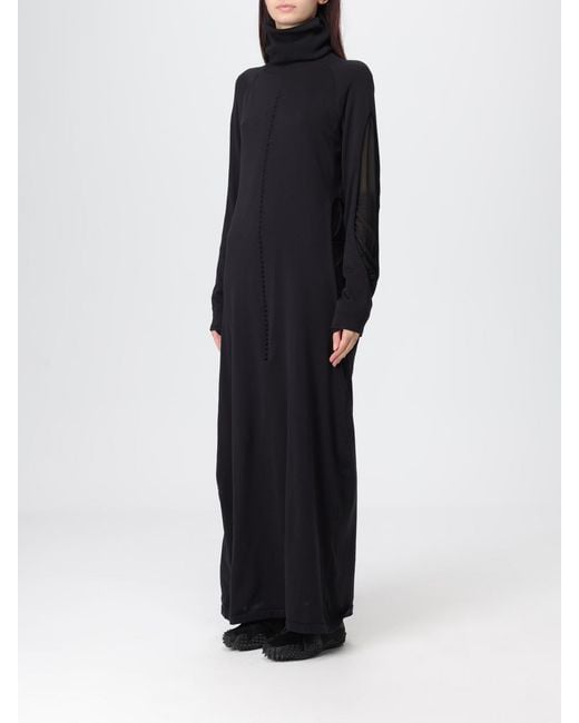 Y-3 Blue Long Turtleneck Dress