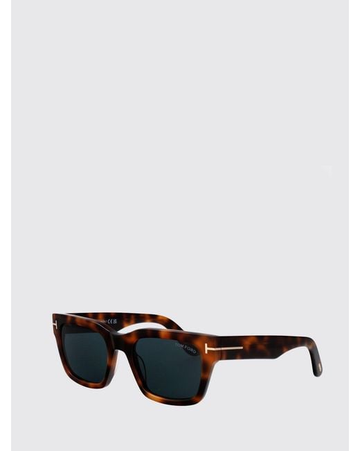 Tom Ford White Ft1333 Acetate Sunglasses for men