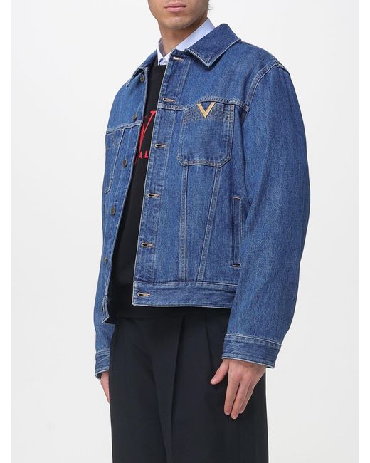 Valentino Blue Vlogo Jacket for men