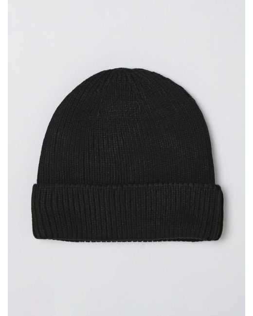 Sprayground Black Stretch Polyester Beanie Hat for men