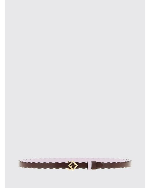 Fendi White Ff Diamonds Reversible Leather Belt