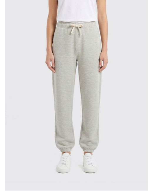 Autry Gray Cotton Blend Jogging Trousers