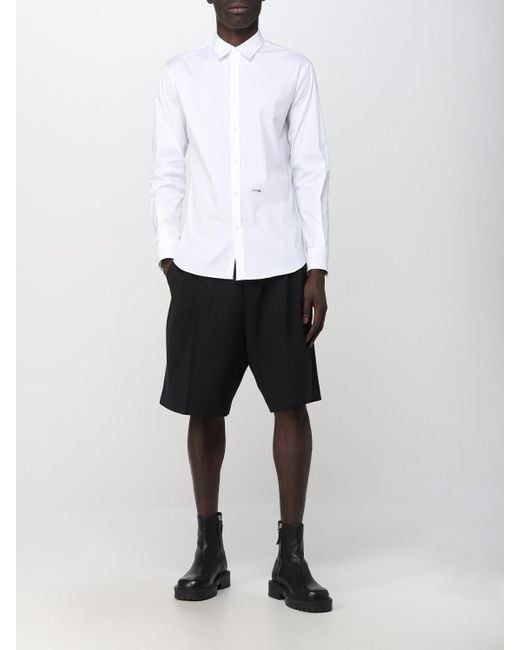 DSquared² White Shirt In Cotton for men