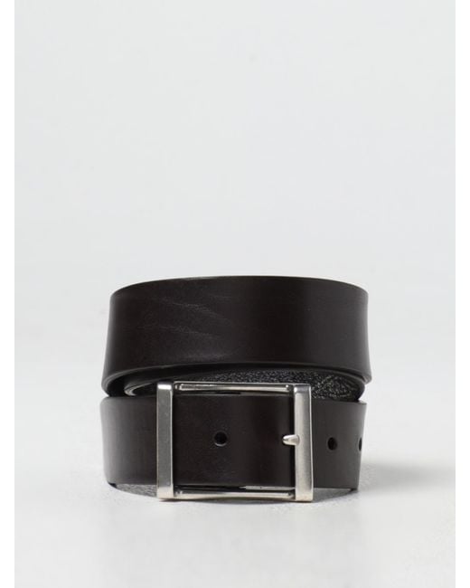 Etro Black Reversible Leather Belt for men