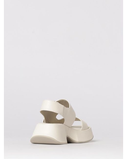 Vic Matié White Vic Mati&Eacute Leather Sandals