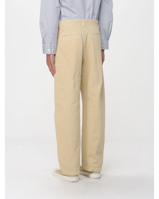 A.P.C. Natural Wide-Leg Organic Cotton Trousers for men