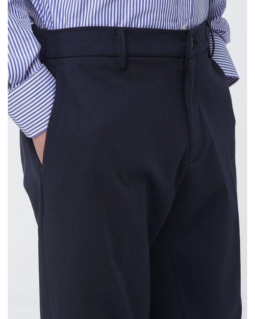 Siviglia Blue Slim Fit Jersey Trousers for men