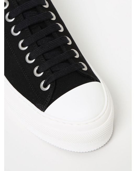 Sneakers jack de algodón Burberry de hombre de color Black
