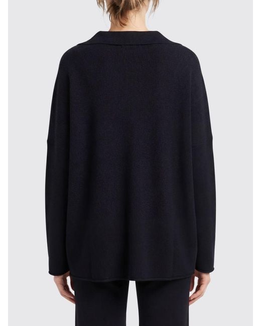Alanui Black Cashmere Knit Polo Shirt