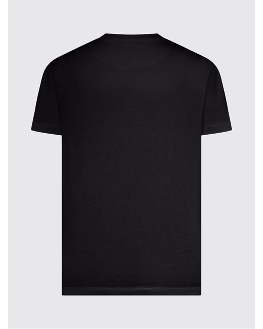 Jil Sander Black Set Of 3 Basic Cotton T-Shirts for men