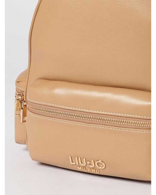 Liu Jo Natural Faux Leather Backpack