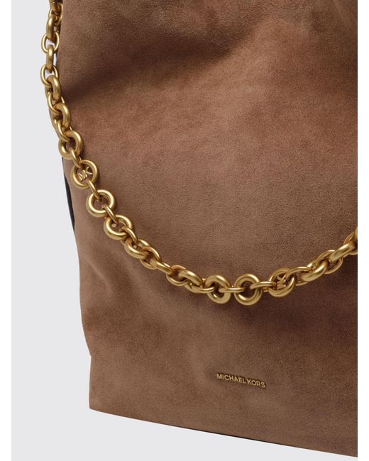 Michael Kors Brown Large Nolita Shoulder Bag