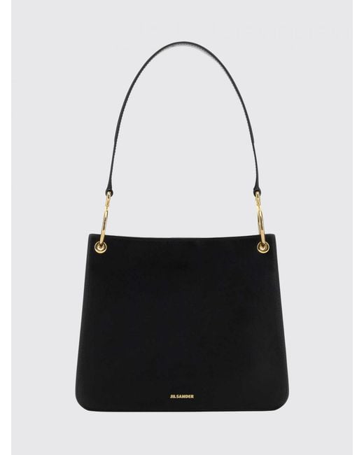 Jil Sander White Otto Leather Bag
