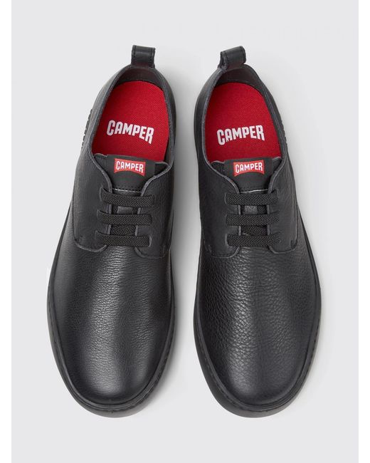 Camper White Peu Touring Leather Derby Shoes for men