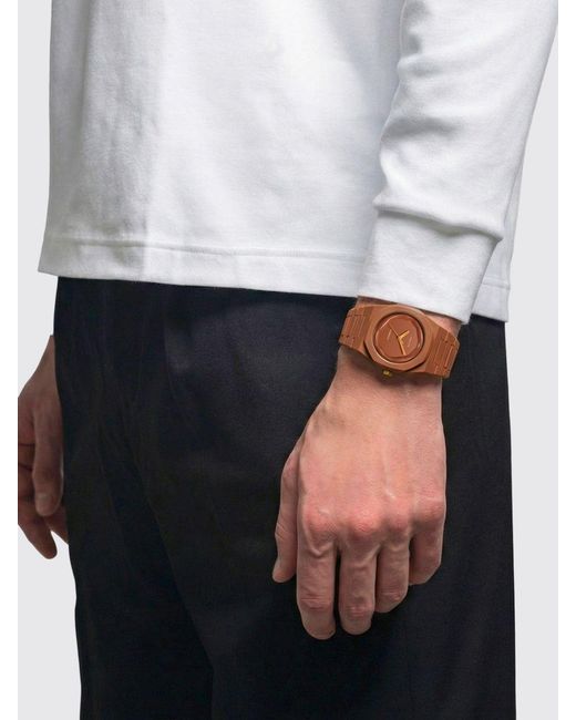 D1 Milano Orange Limited Edition X Tonester Cursed By Milano Brass And Polycarbonate Watch for men