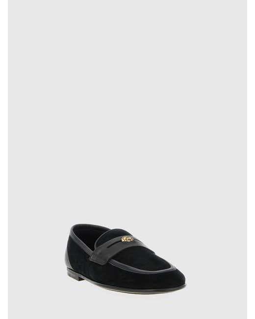 Dolce & Gabbana White Dolce &Amp Gabbana Suede Loafers for men