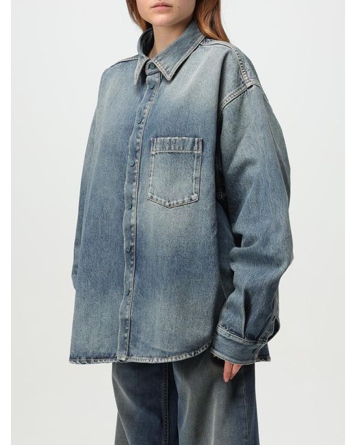 Balenciaga Blue Denim Shirt
